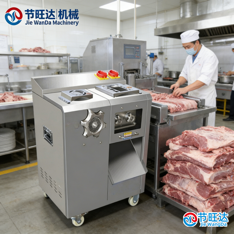 Industrial Automatic Electric Meat Grinder & Meat Mincer Powerful Vegetable & Frozen Meat Processing 190kg/h Capacity 220V